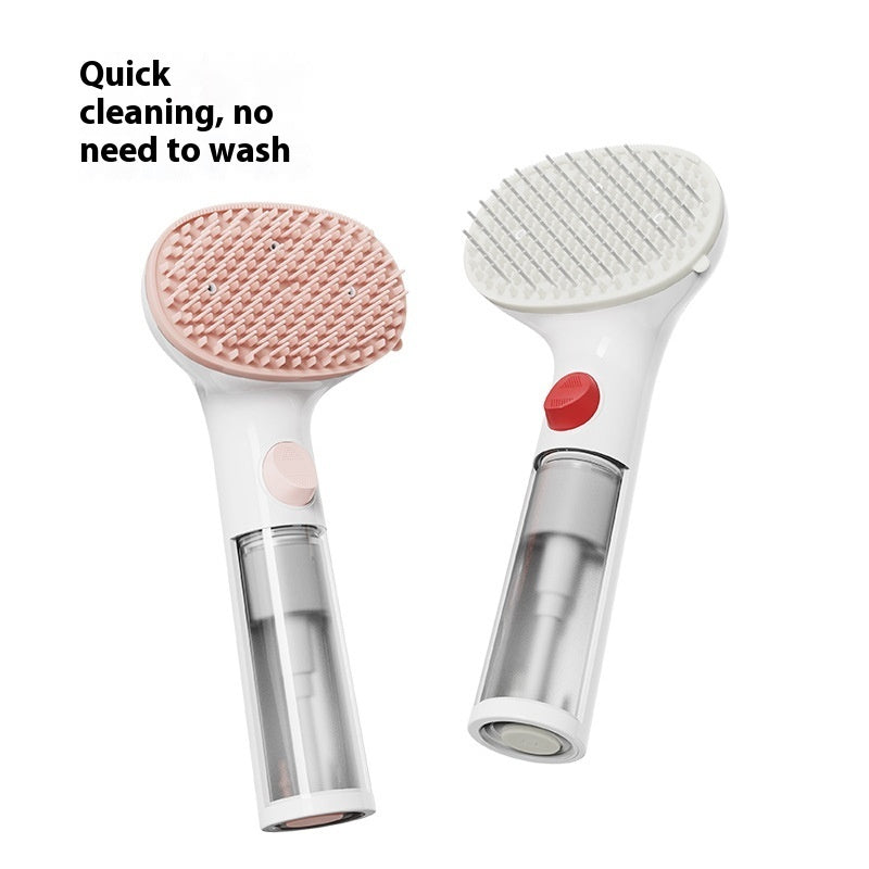 3 In 1 Pet Steam Grooming Brush Hair Removal Tool