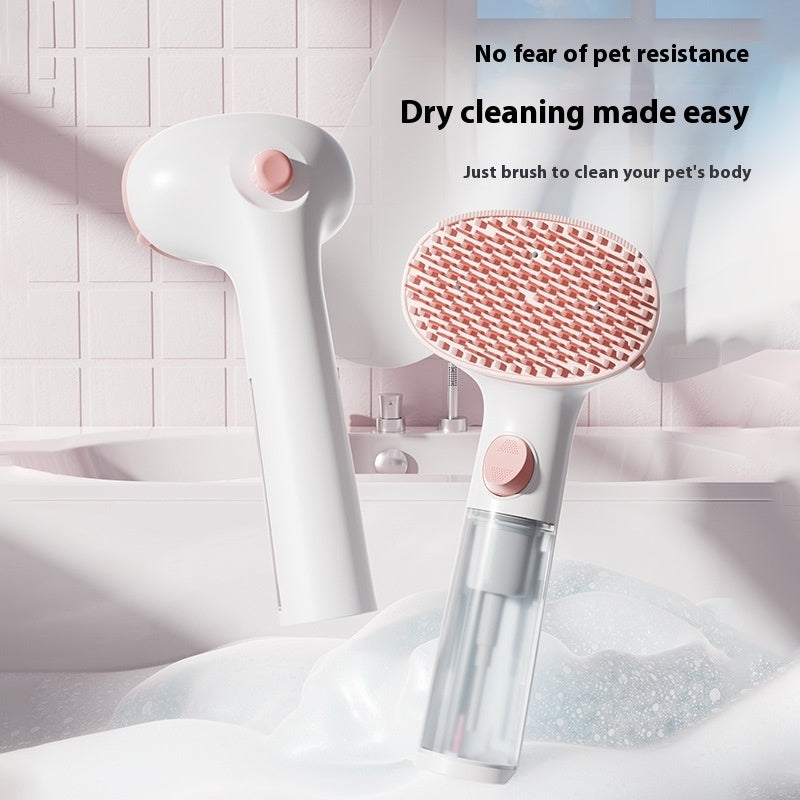 3 In 1 Pet Steam Grooming Brush Hair Removal Tool