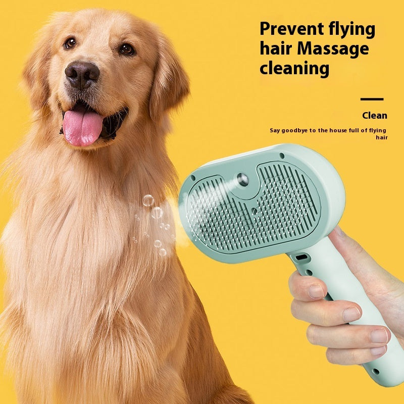 Pet Spray Grooming Comb Hair Removal Cleaning Brush Tool