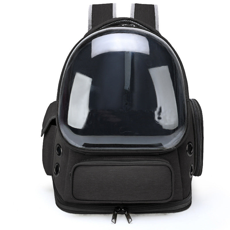 Transparent Space Capsule Pet Backpack Diaper Travel Bag