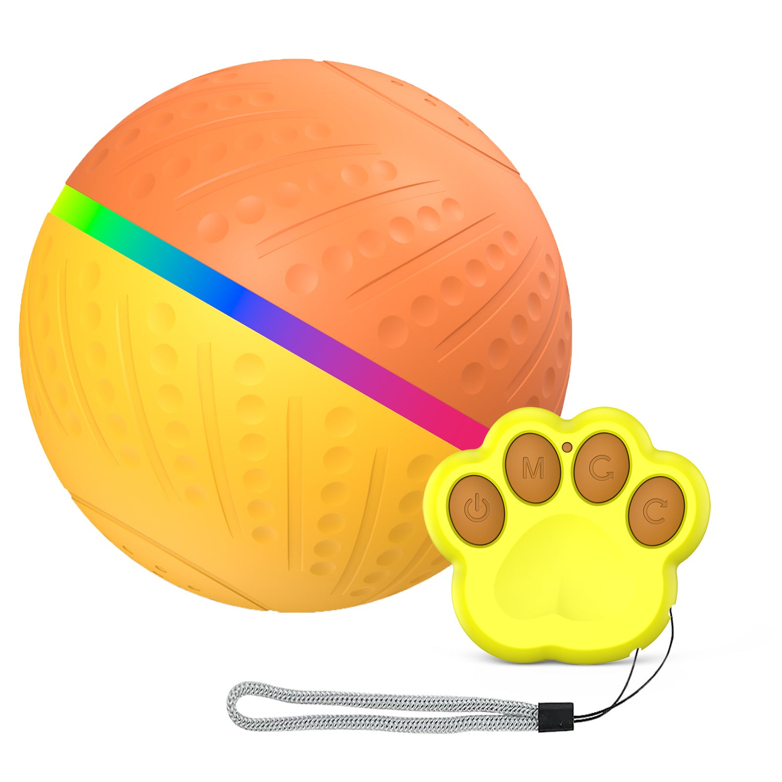 Bite Resistant Remote Control Interactive Intelligent Pet Toy Ball