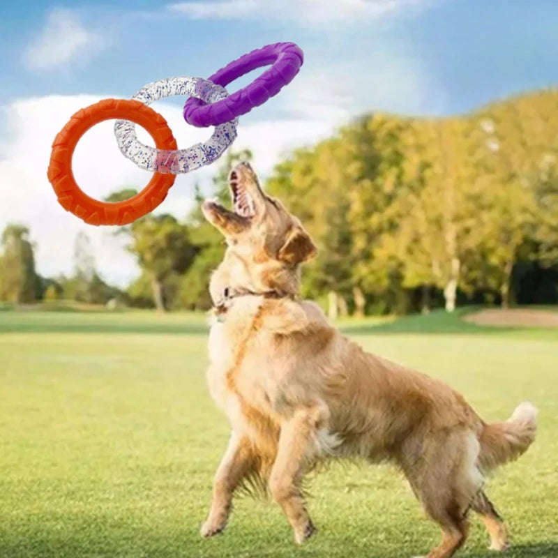 Floating Water Flying Disc Interactive Training Pet Toy Ring