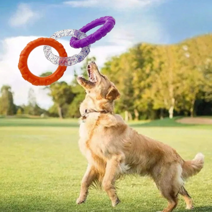 Floating Water Flying Disc Interactive Training Pet Toy Ring
