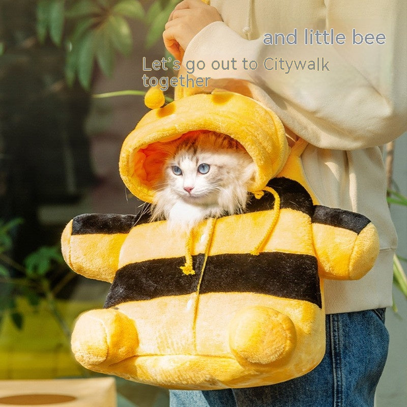 Animal Shaped Portable Pet Backpack Diaper Bag Shoulder Carrier