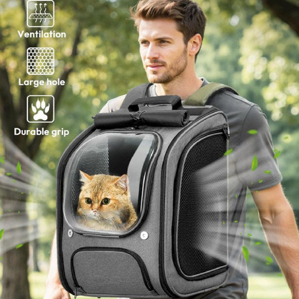 Portable Aviation Style Pet Fashion Backpack Travel Bag