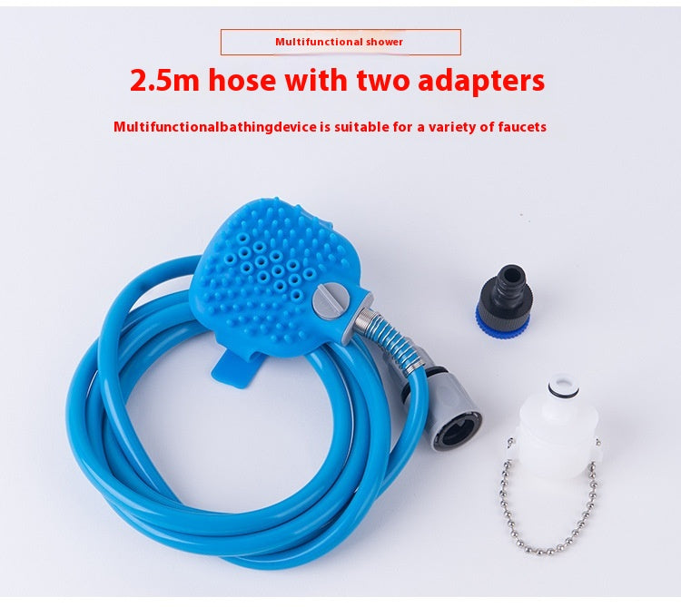 Silicone Pet Bath Gloves Handheld Shower Massage Brush Tool