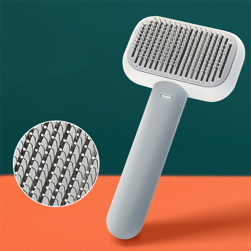 Pet Grooming Comb Stainless Steel Massage Dematting Brush