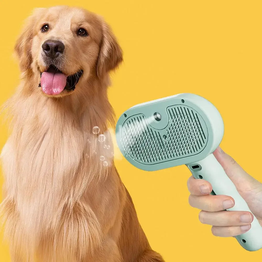 Pet Spray Grooming Comb Hair Removal Cleaning Brush Tool