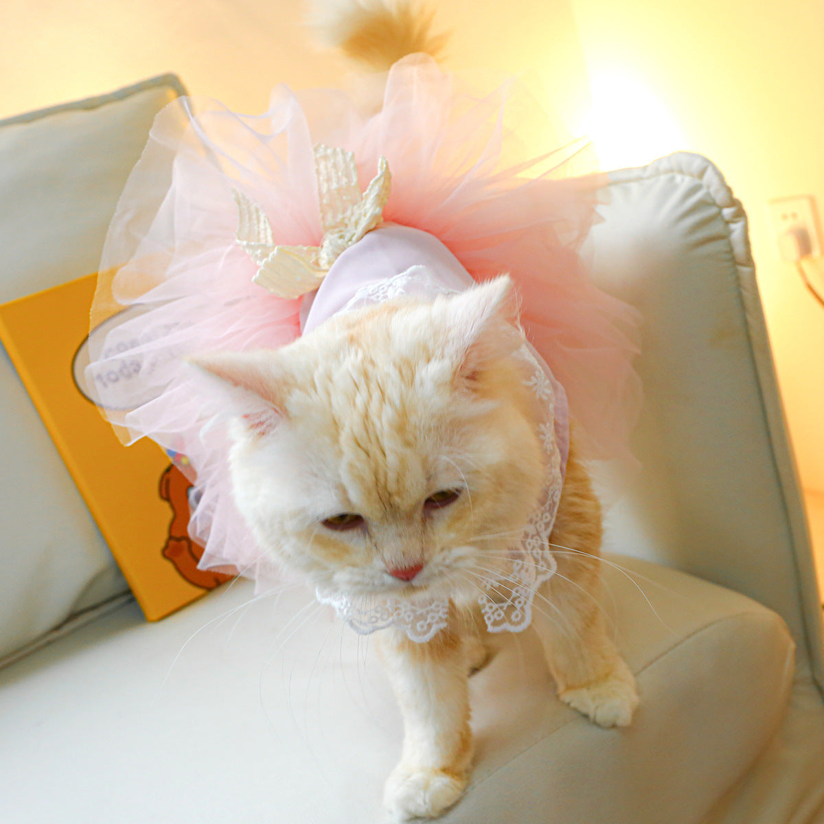Lace Pet Clothing Outfit For Small Animal Wear