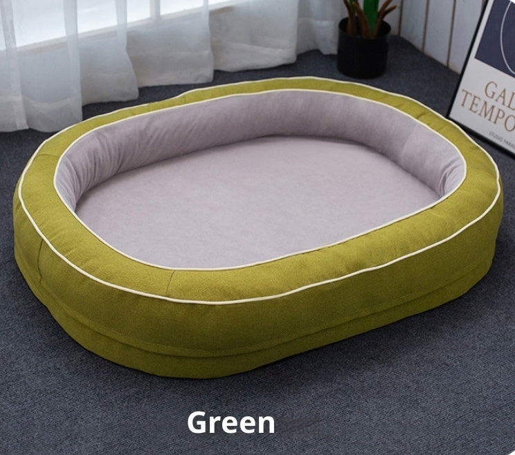 Four Seasons Universal Oval Removable Pet Sleeping Bed