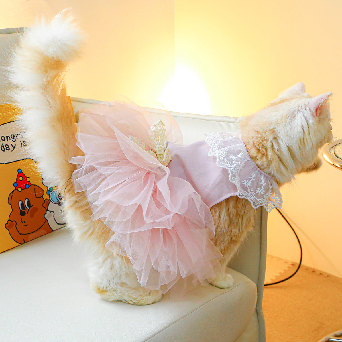 Lace Pet Clothing Outfit For Small Animal Wear
