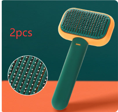 Pet Grooming Comb Stainless Steel Massage Dematting Brush
