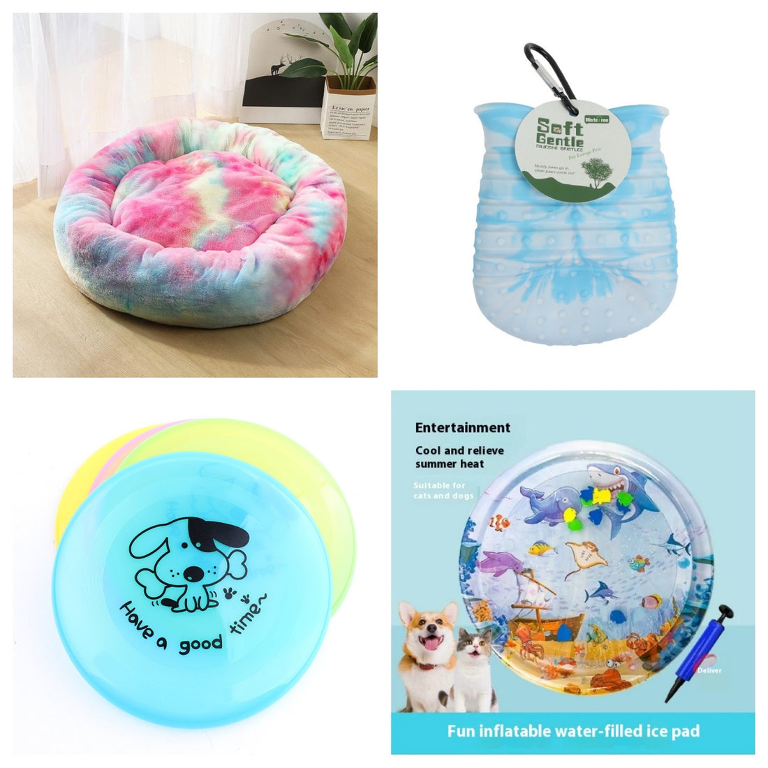 Silicone Flying Disc Interactive Pet Toy Bite Resistant Training Toy