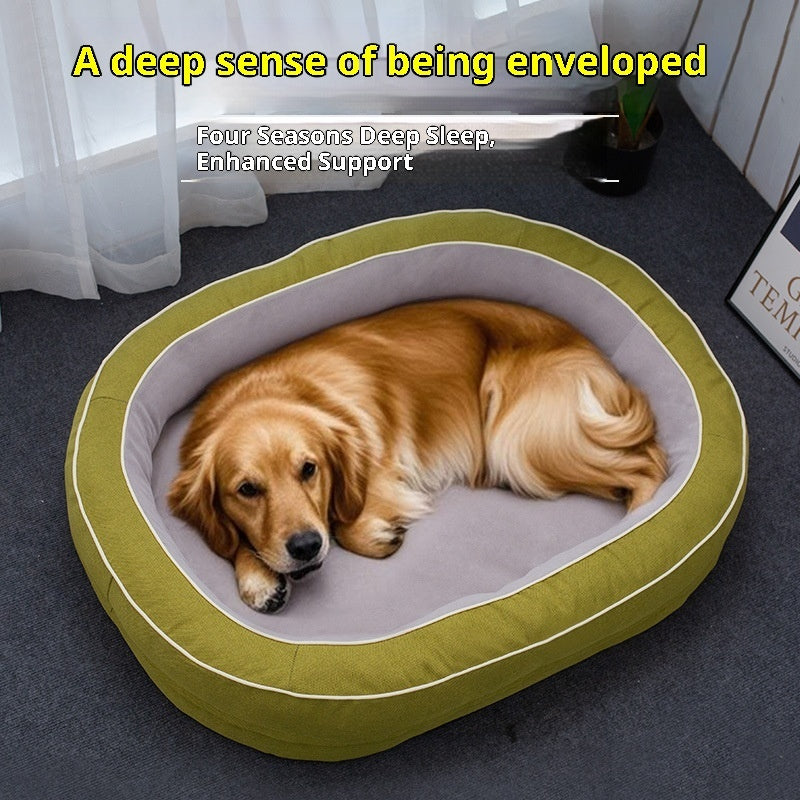 Four Seasons Universal Oval Removable Pet Sleeping Bed