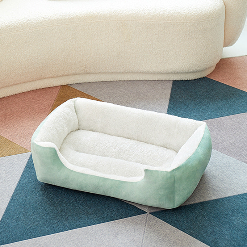 All Seasons Plush Pet Sofa Nest Warm Sleeping Bed