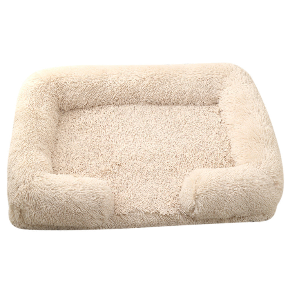 Plush Round Winter Pet Sleeping Bed