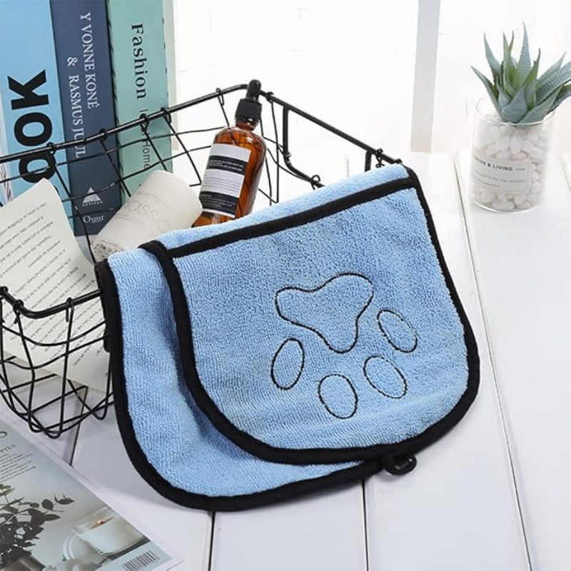 Highly Absorbent Pet Bath Towel Quick Dry Grooming Cloth