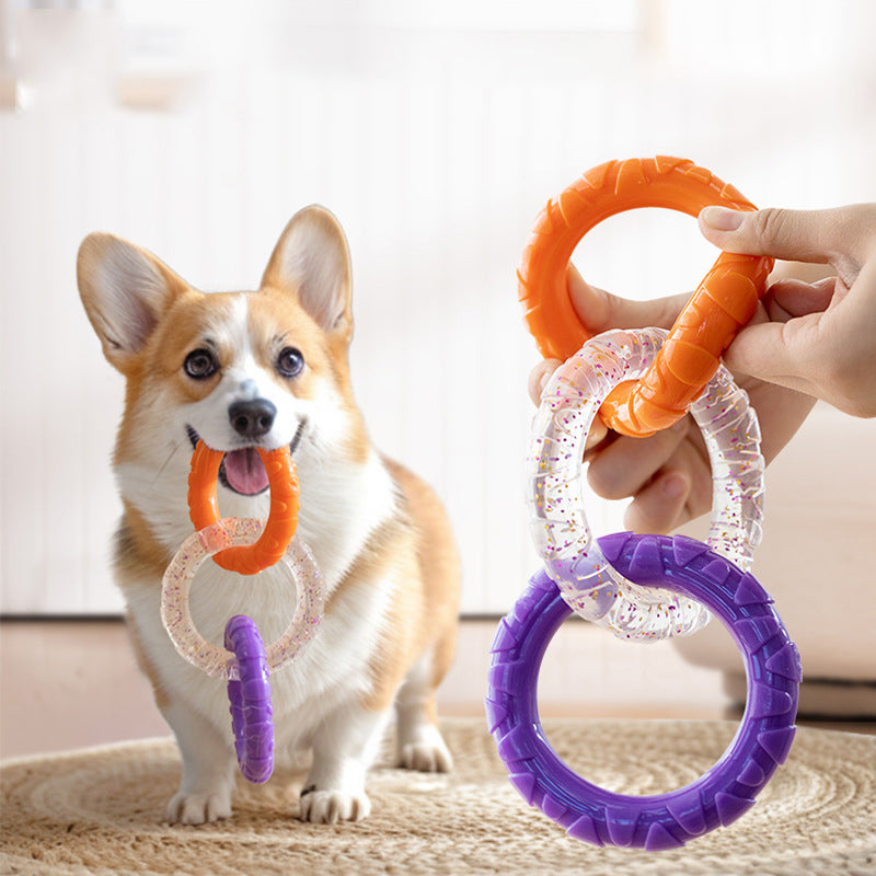 Floating Water Flying Disc Interactive Training Pet Toy Ring