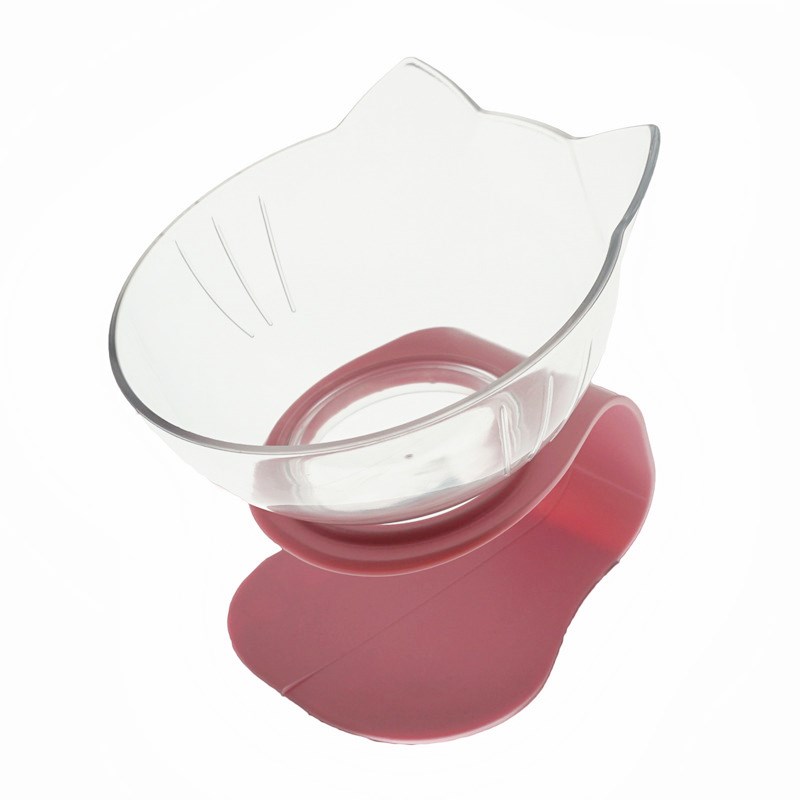 Non Slip Double Pet Bowl With Raised Stand Design