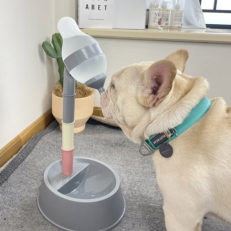 Automatic Height Adjustable Pet Water Dispenser Fountain Feeder
