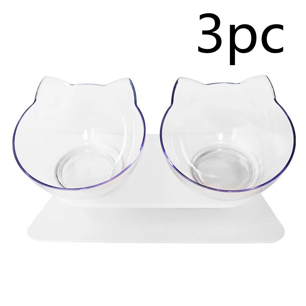 Adjustable Height Pet Feeding Bowl Stand