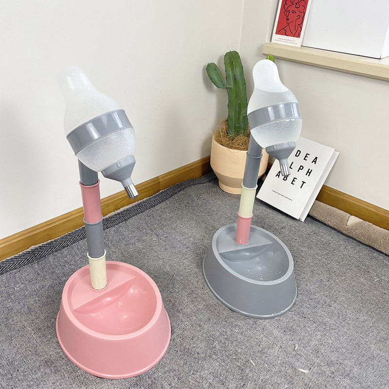 Automatic Height Adjustable Pet Water Dispenser Fountain Feeder