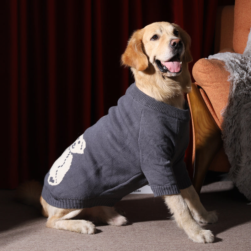 Winter Thickened Pet Sweater Large Breed Clothing Jacket