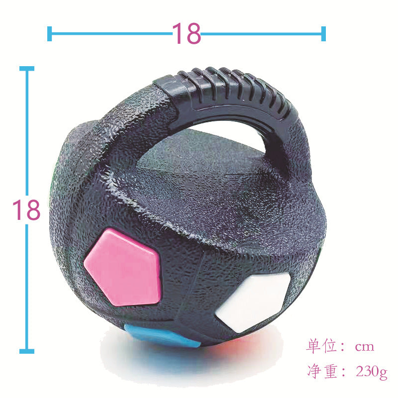 Football Tennis Ball Shaped Interactive Pet Toy Bite Resistant