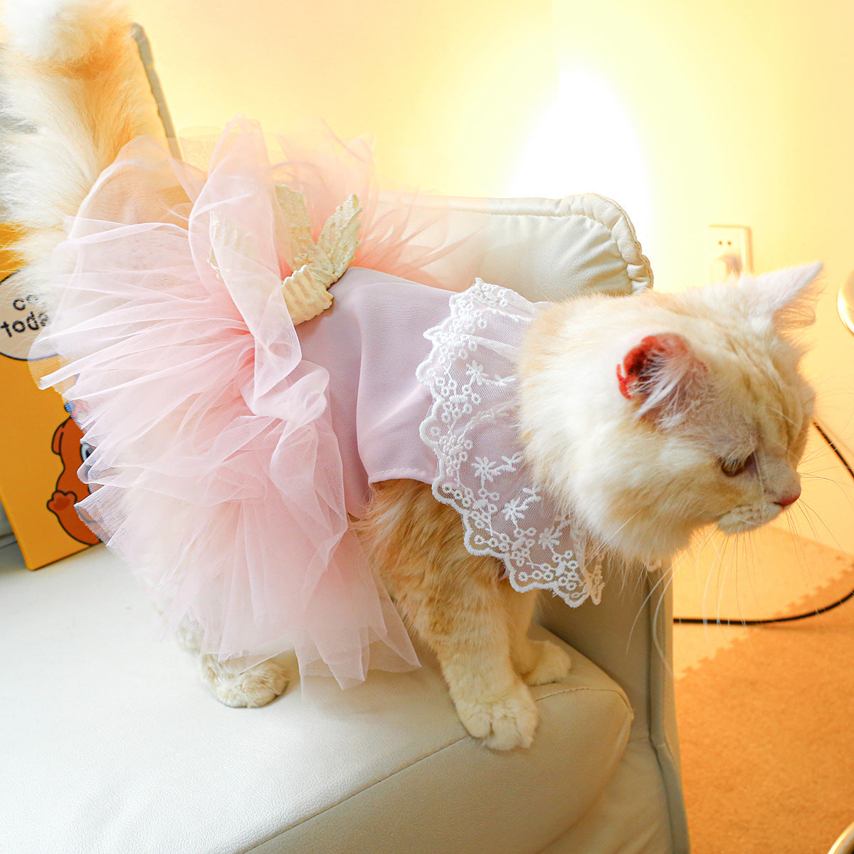Lace Pet Clothing Outfit For Small Animal Wear
