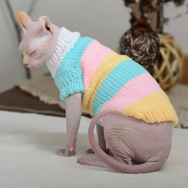 Warm Sweater For Hairless Pet Clothing