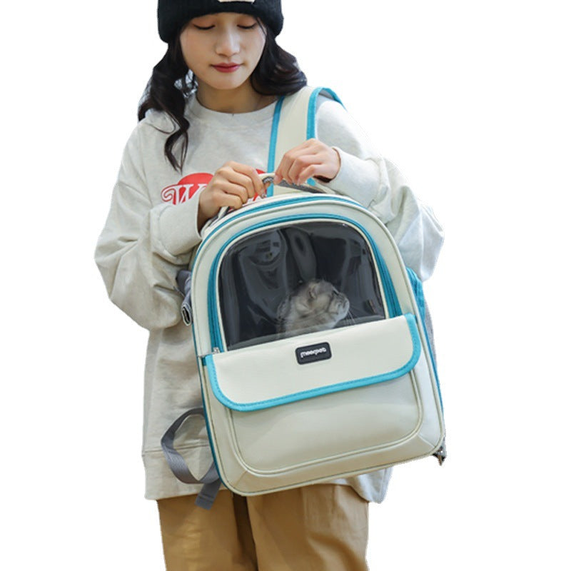Portable Breathable Pet Shoulder Bag For Outdoor Travel