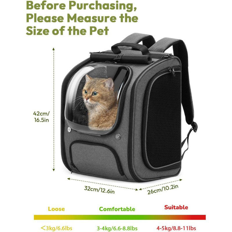 Portable Aviation Style Pet Fashion Backpack Travel Bag