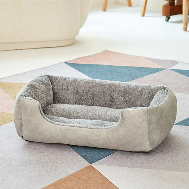 All Seasons Plush Pet Sofa Nest Warm Sleeping Bed