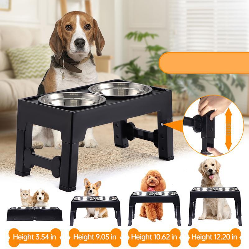 Elevated Anti Tumble Neck Protection Pet Feeding Bowl
