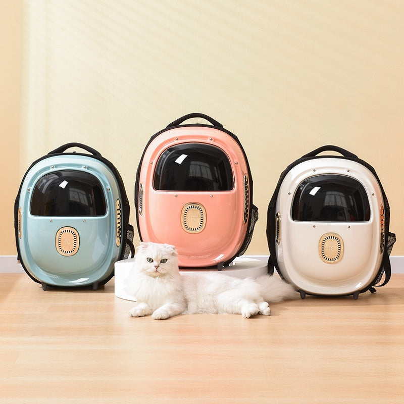 Portable Pet Backpack Astronaut Bag With Heating System