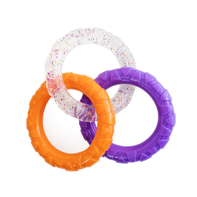 Floating Water Flying Disc Interactive Training Pet Toy Ring