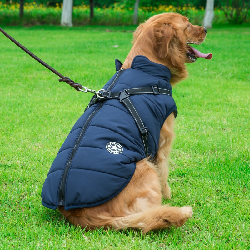 Reflective Waterproof Warm Pet Shell Coat Autumn Winter Clothing