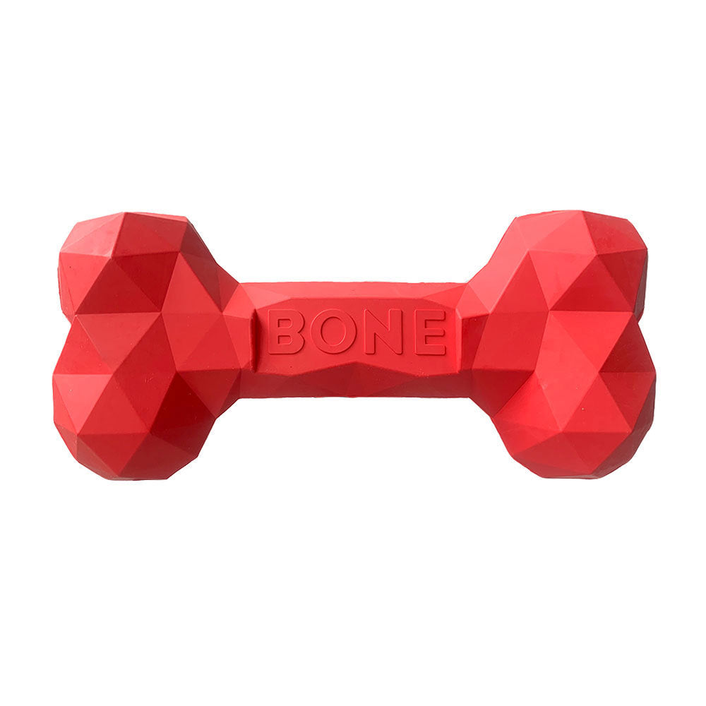 Pet Teeth Grinding Bite Resistant Rubber Bone Chew Toy