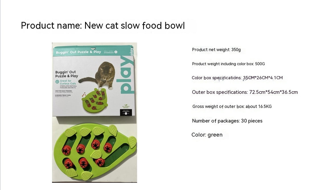 Christmas Slow Feeding Pet Bowl Festive Anti Choking Design