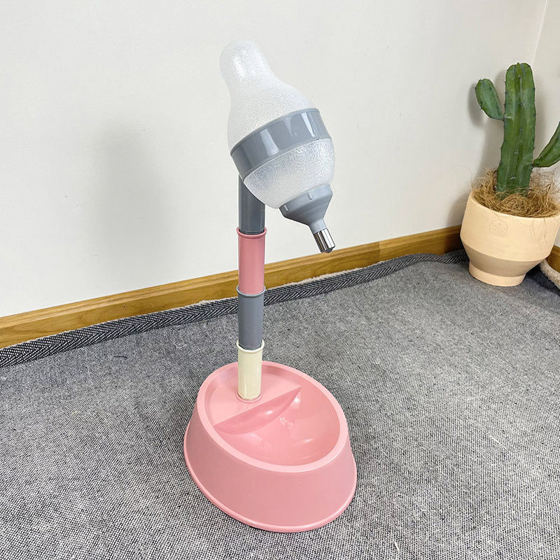 Automatic Height Adjustable Pet Water Dispenser Fountain Feeder