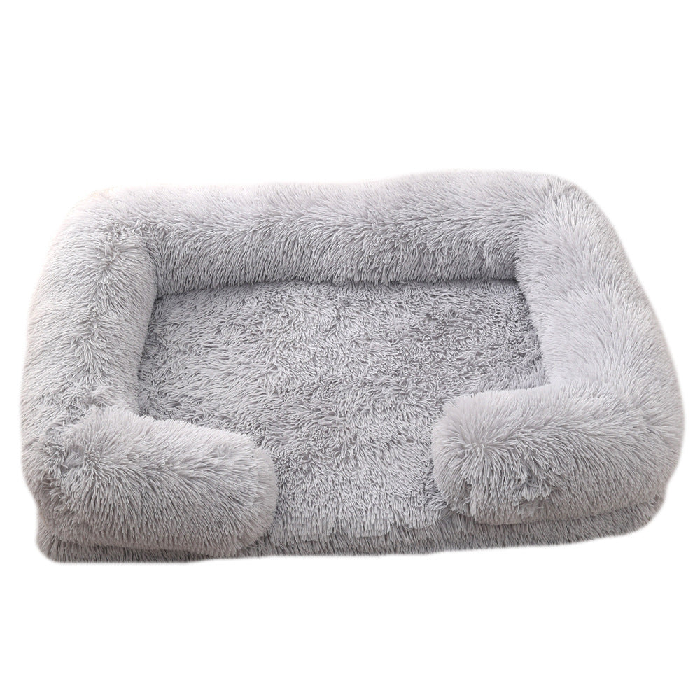 Plush Round Winter Pet Sleeping Bed