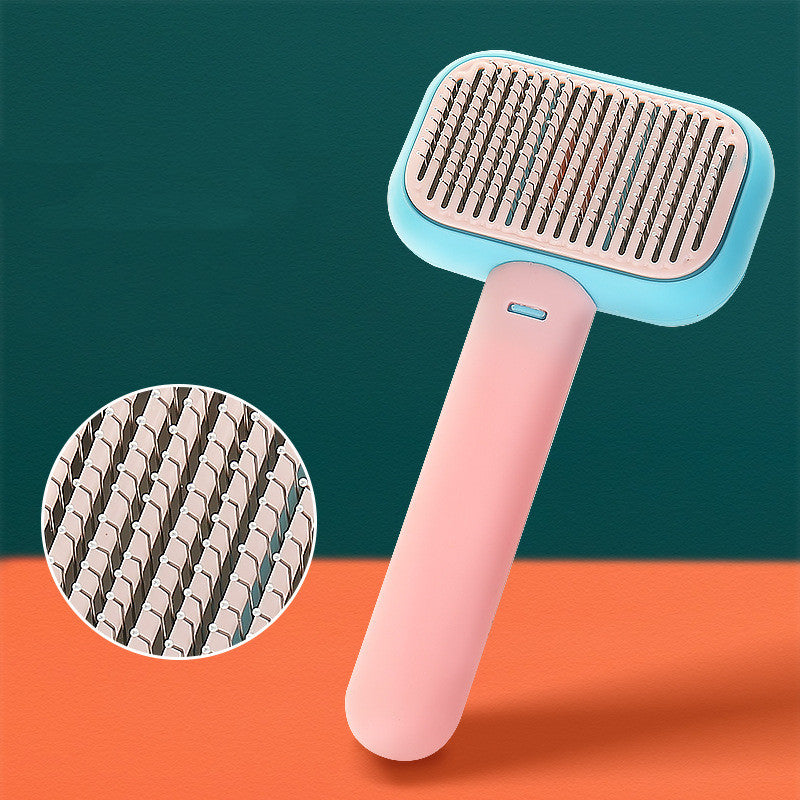 Pet Grooming Comb Stainless Steel Massage Dematting Brush