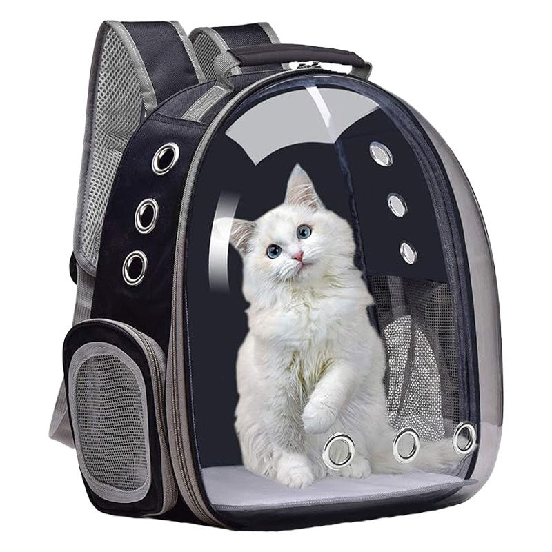 Portable Large Capacity Transparent Pet Backpack Travel Bag