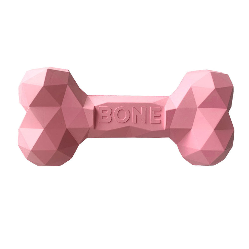 Pet Teeth Grinding Bite Resistant Rubber Bone Chew Toy