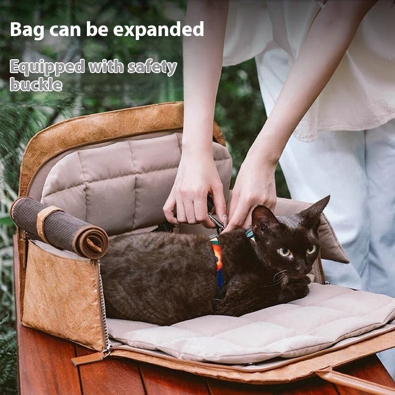 Portable Lightweight Pet Travel Carrier Diaper Bag Kennel