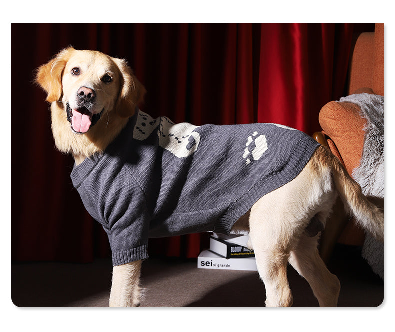 Winter Warm Thick Pet Sweater Large Breed Clothing
