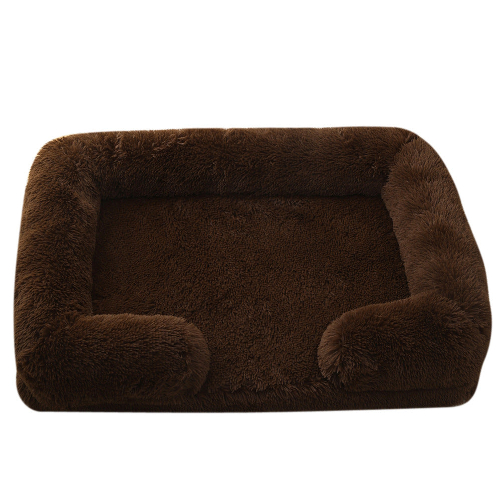 Plush Round Winter Pet Sleeping Bed