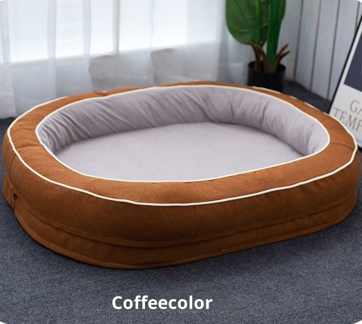 Four Seasons Universal Oval Removable Pet Sleeping Bed