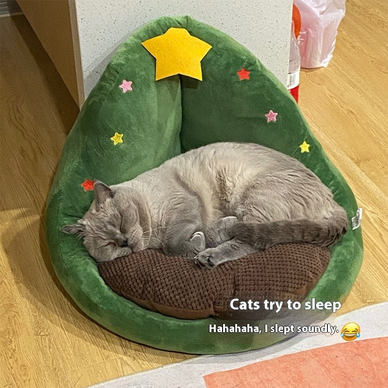 Four Seasons Warm Hug Style Pet Sleeping Bed