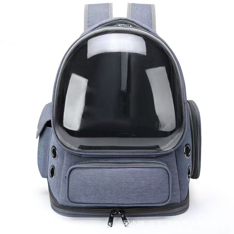 Transparent Space Capsule Pet Backpack Diaper Travel Bag